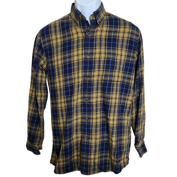 Pendleton Mens‎ Plaid Shirt Small Canterbury Cloth Pima Cotton Merino Wool - Picture 1 of 9